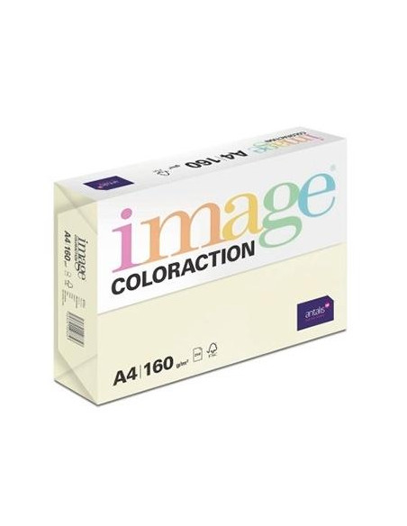 IMAGE PAPEL REPROGRÁFICO COLORACTION DIN A4 160GR PAQUETE 250H CREMA
