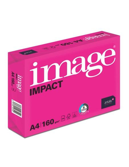 IMAGE PAPEL IMPACT DIN A4 160GR PAQUETE 250H BLANCO