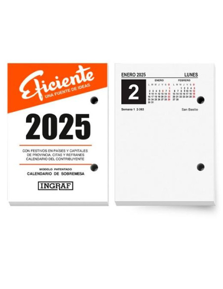 INGRAF BLOC BUFETE EFICIENTE CASTELLANO 2025