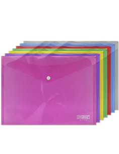 INGRAF SOBRE PORTADOCUMENTOS CON BROCHE A4 COLORES SURTIDOS