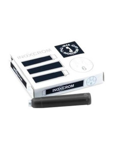 INOXCROM CARTUCHO TINTA ESTILOGRÁFICA NEGRO CAJA 6 UD
