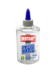 INSTANT COLA SUPERCLEAR BOTELLA 147ML TRANSPARENTE