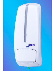 JOFEL DISPENSADOR DE JABON  HIDROALCOHOL SMART RELLENABLE 1L ABS BLANCO