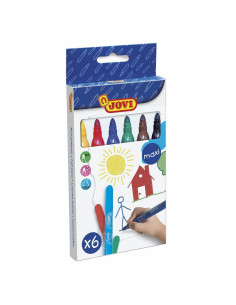 JOVI ROTULADORES MAXI 135MM COLORES SURTIDOS ESTUCHE 6 UD
