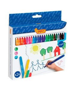 JOVI ROTULADORES JOVI MAXI COLORES SURTIDOS ESTUCHE 24 UD