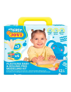 JOVI MALETÍN DE MODELAJE MY FIRST PLASTILINA BABY Y RODILLOS 12M