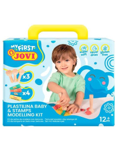 JOVI MALETÍN DE MODELAJE MY FIRST PLASTILINA BABY Y ESTAMPADORES 12M