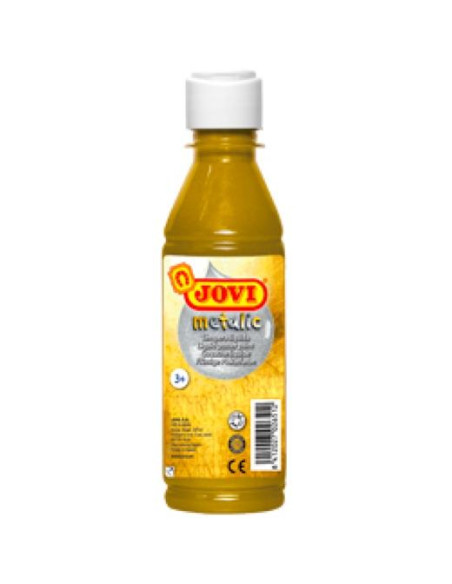 JOVI TÉMPERA LÍQUIDA METALLIC ORO BOTELLA DE 250ML