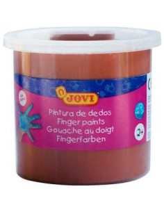 JOVI ESTUCHE 5 BOTES PINTURA DE DEDOS 125ML MARRÓN