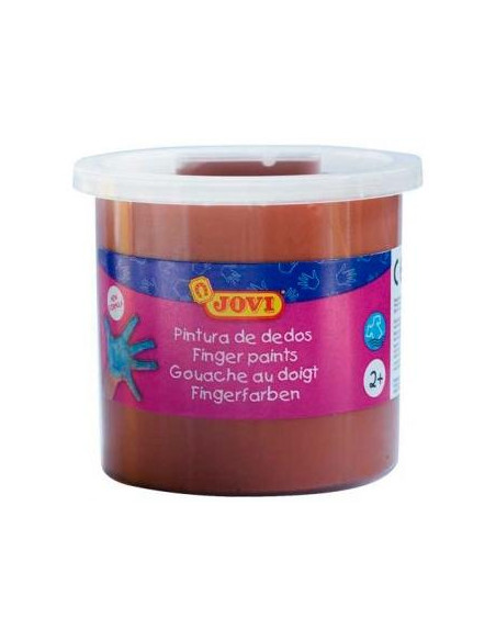 JOVI ESTUCHE 5 BOTES PINTURA DE DEDOS 125ML MARRÓN