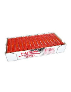 JOVI PLASTILINA SCHOOL PASTILLA 150GR ROJO CAJA 15 UD