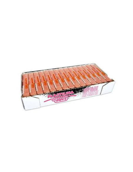 JOVI PLASTILINA SCHOOL PASTILLA 150GR CARNE CAJA 15 UD