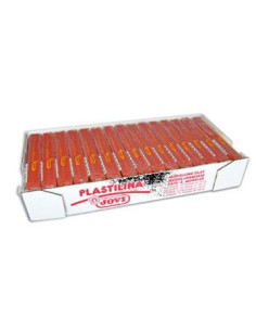 JOVI PLASTILINA SCHOOL PASTILLA 150GR MARRÓN CAJA 15 UD