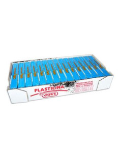 JOVI PLASTILINA SCHOOL PASTILLA 150GR AZUL CLARO CAJA 15 UD