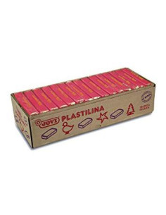 JOVI PLASTILINA PASTILLA 350GR UNICOLOR ROJO CAJA 15 UD
