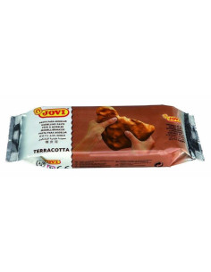 JOVI AIR DRY PASTILLA DE PASTA MODELAR ENDURECE AL AIRE 250GR TERRACOTA