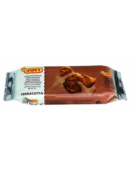 JOVI AIR DRY PASTILLA DE PASTA MODELAR ENDURECE AL AIRE 250GR TERRACOTA