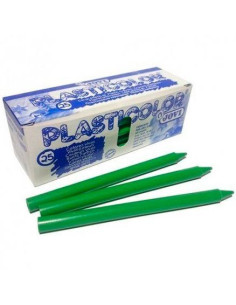 JOVI CERAS PLÁSTICAS CRAYONS STUDENT UNICOLOR VERDE CLARO CAJA 25 UD
