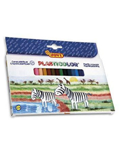 JOVI CERAS PLASTICOLOR 117MM COLORES SURTIDOS ESTUCHE 24 UD