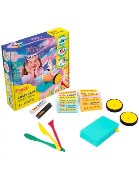 JOVI KIT DE MOLDEADO JOVITECH CRAZY CARS FANTASY CSURTIDOS