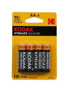 KODAK PILAS EXTRALIFE ALCALINA 4UD LR06 AA BLISTER