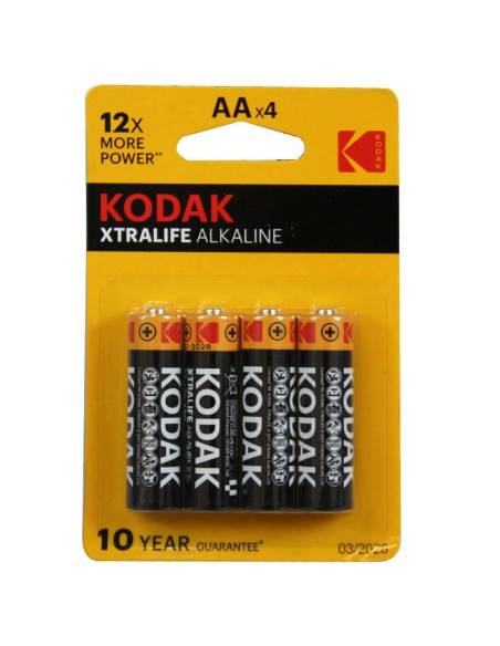 KODAK PILAS EXTRALIFE ALCALINA 4UD LR06 AA BLISTER