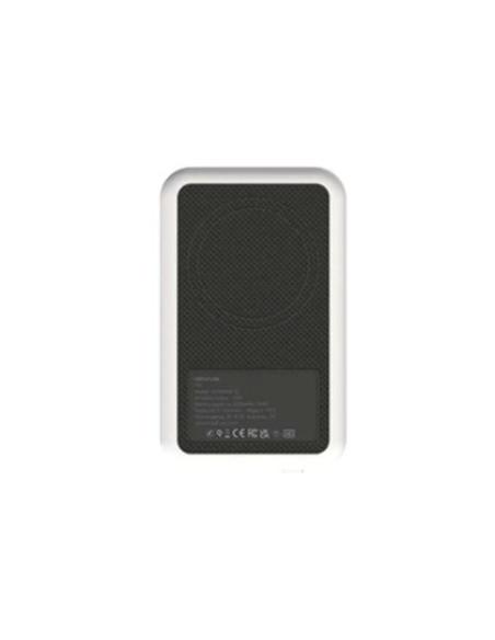 KREAFUNK CARGADOR POWER BANK CON CARGA INALÁMBRICA QI 5K MAH BLANCO