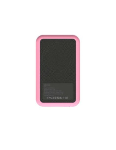 KREAFUNK CARGADOR POWER BANK CON CARGA INALÁMBRICA QI 5K MAH ROSA CLARO