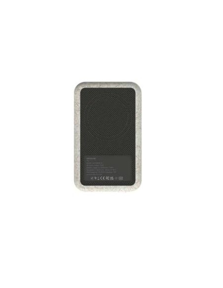 KREAFUNK CARGADOR POWER BANK CON CARGA INALÁMBRICA QI 5K MAH AMARILLO TRIGO