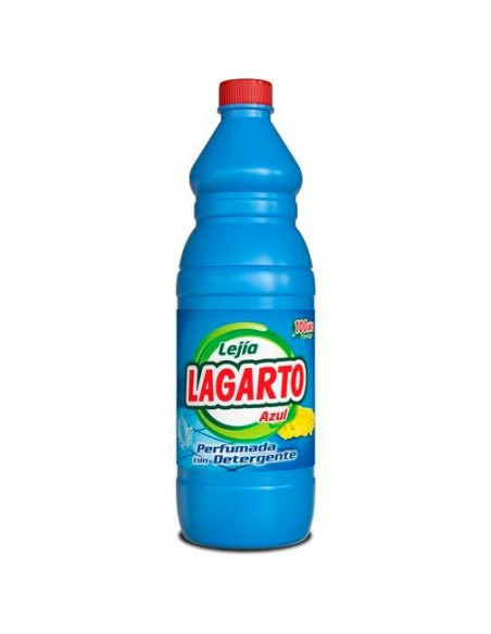 LAGARTO LEJÍA PERFUMADA AZUL CON DETERGENTE BOTELLA 1500ML