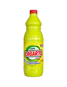 LAGARTO LEJÍA PERFUMADA LIMÓN CON DETERGENTE BOTELLA 1500ML