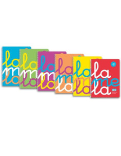 LAMELA CUADERNO ESPIRAL 80H FOLIO 90GR CUADROVÍA 4MM TAPA PP  CSURTIDOS