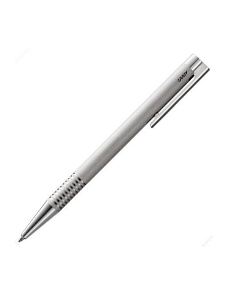 LAMY BOLÍGRAFO LOGO BRUSHED TINTA NEGRA CUERPO ACERO INOXIDABLE