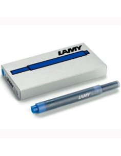 LAMY CARTUCHO T10 RECAMBIO PARA PLUMA TINTA AZULNEGRO CAJA 5U