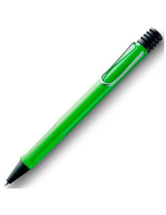 LAMY BOLÍGRAFO SAFARI GREEN 213M PUNTA MEDIA TINTA AZUL RECARGABLE COLOR VERDE EN ESTUCHE