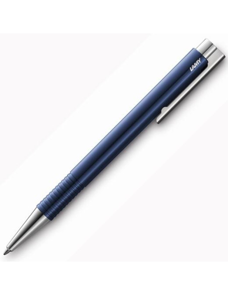 LAMY BOLÍGRAFO LOGO M BLUE PUNTA B PLÁSTICO AZUL Y ACERO PULIDO