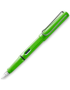 LAMY PLUMA ESTILOGRÁFICA SAFARI 013M TINTA AZUL PUNTA M COLOR VERDE