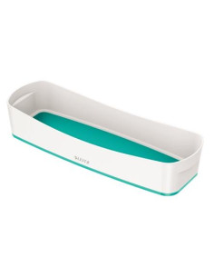LEITZ BANDEJA ORGANIZADORA MYBOX WOW 307X55X105MM TURQUESABLANCO