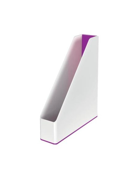 LEITZ REVISTERO WOW DUAL A4 PLÁSTICO VIOLETABLANCO