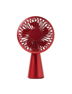 LEXON VENTILADOR DE SOBREMESA USB WINO ROJO