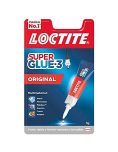 LOCTITE SUPER GLUE-3 ADHESIVO INSTANTÁNEO ORIGINAL 3GR