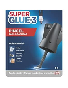LOCTITE SUPER GLUE-3 ADHESIVO INSTANTÁNEO PINCEL 5GR