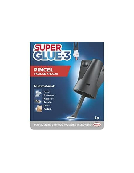 LOCTITE SUPER GLUE-3 ADHESIVO INSTANTÁNEO PINCEL 5GR