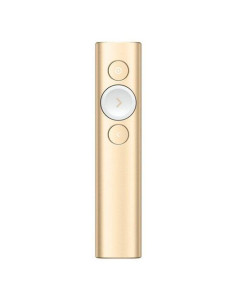 LOGITECH PUNTERO LASER SPOTLIGHT INALÁMBRICO 30 M DE COLOR DORADO