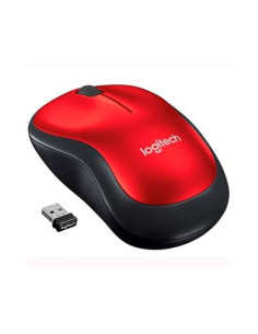 LOGITECH RATÓN M185 INALÁMBRICO 1000PPP AMBIDIESTRO 3 BOTONES COMPACTO ROJO