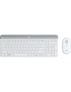 LOGITECH COMBO TECLADO  RATÓN MK470 INALÁMBRICO BLANCO