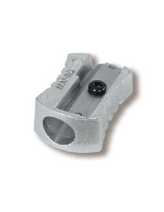 MAPED SACAPUNTAS METÁLICO CLASSIC 1 AGUJERO PLATA C20U