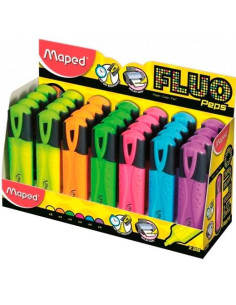 MAPED MARCADOR FLUORESCENTE PEPS CLASSIC COLORES SURTIDOS EXPOSITOR 28 UD