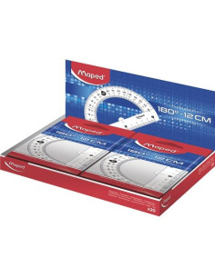 MAPED TRANSPORTADOR 180 BASE 12CM