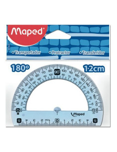 MAPED TRANSPORTADOR GEOMETRIC 180 BASE DE 12 CM